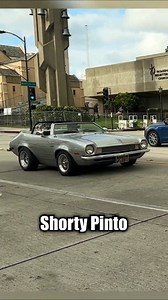 Funky Shorty Pinto Roadster. "PINITO" Cruising #fordpinto Topless shorty Ford Pinto is so bad in a good way! This bizarre custom car is wonderful funky throwback to the 1970's -- complete with Union 76 antenna ball! Get Yours Here ⬇️ https://printmastery.shop/5 #fordpinto #pintocruiser #carvideo #buffing #pinto #motor #pintowagon #automotive #musclecarnation #musclecarconcepts #buffandpolish #classicautobody #shortlypinto #carcruising #customcars | Ford Pinto