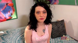 Petite brunette solo