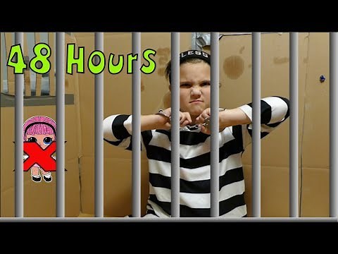 48 Hours In Box Fort Jail!! 48 Hours With No Lol Dolls!