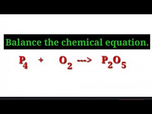 Balance the chemical equation. P4+o2=p2o5. Tetra phosphorus+oxygen=phosphorus pent oxide.