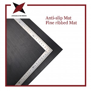 [Hot Item] Industrial SBR Fine Ribbed Floor Mat Roll Rubber Sheet Anti-Slip Electric Insulation Mat