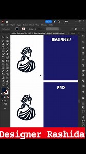 1.7M views · 16K reactions | Inver logo icon using adobe illustrator  #invert #logo #icon #foryou #facebookreel #illustrator | Rashida Khatun 0.1 | Facebook