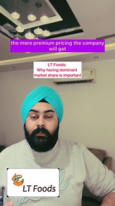 2.2K views · 128 reactions | LT Foods: Why having dominant market share is important | Rounaq Bakshi | Facebook
