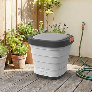 [Hot Item] Home Bathroom Travel Ultrasonic Single Tub Mini Portable Underwear Socks Folding Bucket Other Washing Machine