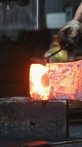 Forging the spike on a firefighter axe. #forged #blacksmith #firefighter | Timothy Dyck