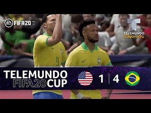 Estados Unidos vs. Brasil: 1-4 Goals & Highlights | FIFA 20 Cup | Telemundo Deportes