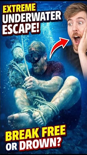 Underwater Escape Challenge #shorts #shortsfeed #youtubeshorts