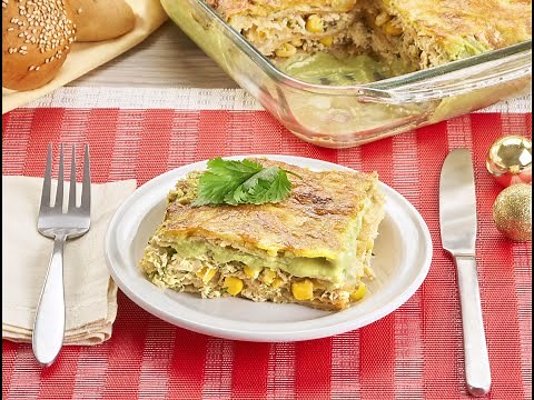 La Costeña ® - Pastel azteca de mole verde