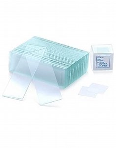 QWORK Blank Microscope Slides Set