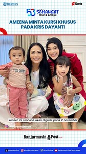 Download aplikasi berita TribunX di Play Store atau App Store untuk dapatkan pengalaman baru. BANJARMASINPOST.CO.ID - Tingkah lucu Ameena Hanna Nur Atta, putri sulung Atta Halilintar dan Aurel Hermansyah seolah tiada habisnya. Ibunda Aurel, Kris Dayanti menceritakan kelucuan sang cucu yang sudah meminta kursi khusus untuk menyaksikan Konser Super Diva pada Januari 2025 mendatang. Pelantun lagu I'am Sorry Goodbye itu menyebut sang cucu memang sudah lebih paham. Ia tidak sabar menyaksikan neneknya