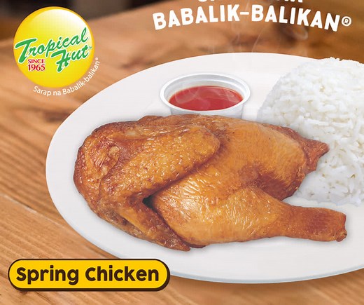 3.5K views · 272 reactions | Everyone’s going crazy over Tropical Hut’s Spring Chicken! Experience an explosion of flavor in every bite! #SarapNaBabalikBalikan #SNBBTropicalHut | TROPICAL HUT HAMBURGER | Facebook