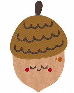 Autumn Embroidery Design - Acorn - Etsy Canada