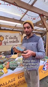 La chaleur de tes mains, la magie du beeswrap 🐝🔥 🐝 Comment " BEE "pour recevoir ton code promo spécial Noël 🎄. #madein🇫🇷 #artisanat #beeswraps #artisanal #apiculture #labeillequiemballe | L'abeille qui emballe