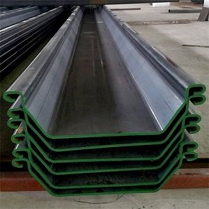 [Hot Item] Hot Rolled 400*100 JIS ASTM Standard Sy295 Type 2 U Steel Sheet Piling Piles in Stock