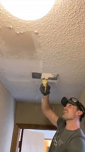 4.4K views · 16 reactions | DIY Popcorn ceiling tips. PSA- There was no asbestos, and yes, I should've been wearing a mask anyways! I've learned since then! | Nik and Liv DIY | Facebook