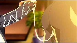 Frustrated futanari reliefs herself at the expense of her employee