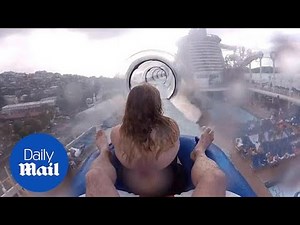 Disney fantasy's epic water slide is very much a reality! - Daily Mail