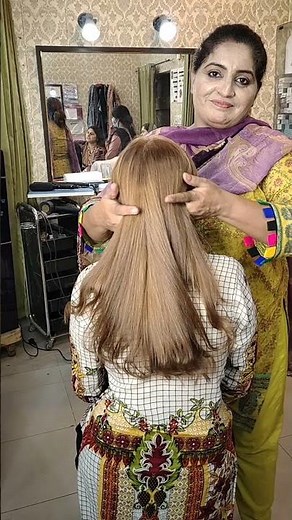 Eazicolor natural warm blonde 7nw Direct lifting without Bleach on virgin medium brown hairs