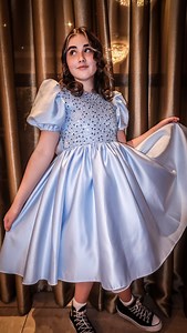 Confirmation Dress Shopping at Glowing Girlie's is as simple as this 🥰 have you booked your appointment? Hair by @ljorahilly Content by @muse_weddingcontent #Skaterdress #confirmation #confirmationdress | Glowing Girlie's Boutique