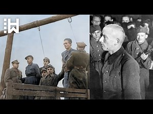 Mass public execution of Nazis whom enraged crowd wanted to tear to pieces - Majdanek execution