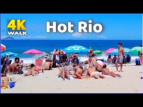 【4K】WALK 🇧🇷 🏖 Rio de Janeiro, Brazil 2023 - bikini walk - 4K video 𝐇𝐃𝐑 !