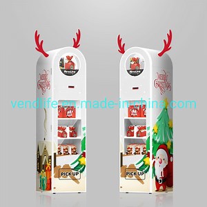 [Hot Item] Factory Sale Custommade Christmas Gifts Presents Vending Machine Self Vending Biscuits Crisp Stoys Stationery Adult Products