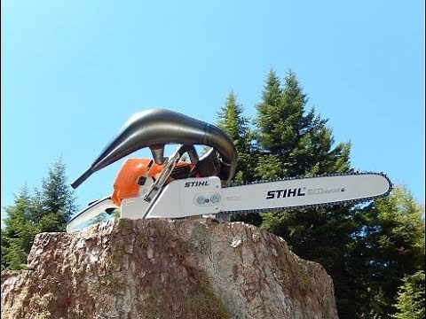 Stihl 046 & race chain (square hand filing)