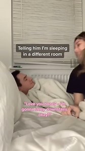 66K views · 553 reactions | telling him I’m sleeping in a different room prank #funnyvideo #sexygirl #asmr #fypシ #sexy #relax #FUUNYCOUPLE #facebookreels #VIRAL #reelsfb #hotgirl #reels #fblifestyle | Sam and Monica | Facebook