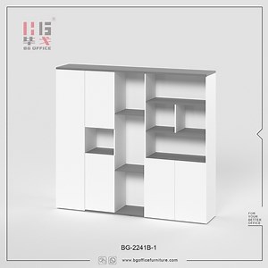 [Hot Item] Modern Home Office Furniture Wooden File Cabinet Display Melamine Storage Rack