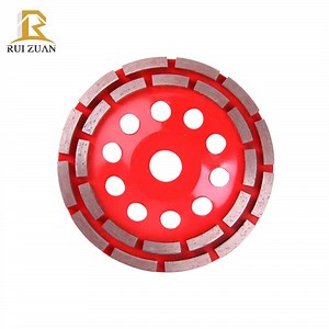 [Hot Item] Double Row Diamond Cup Wheel Rough Surface Grinding Wheel for Concrete Granite Marble Masonry Brick Floor