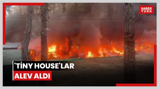 Muğla'da koydaki karavanda çıkan yangın, diğerlerine sıçradı