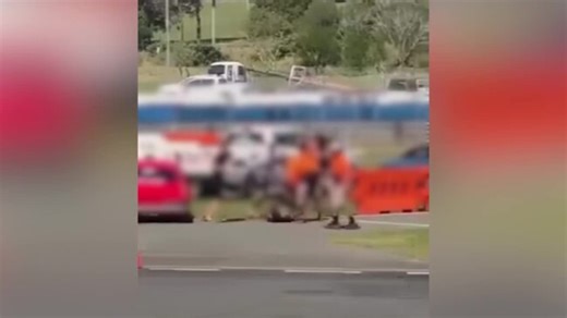Physical altercation filmed at motoring event at Lakeside Park Raceway