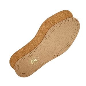 [Hot Item] Natural Healthy Ant Pattern Genuine Leather and Cork Insoles