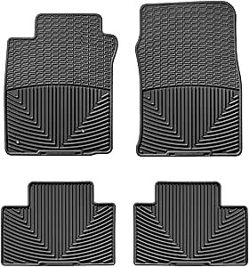 Weathertech All-Weather Floor Mats for Toyota 4Runner 1st & 2nd Row (WTCB039136), Black