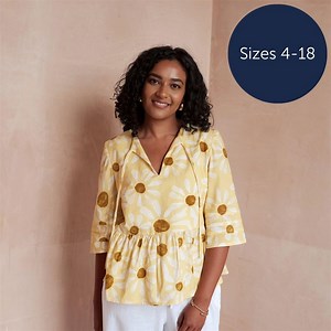 NH Patterns April Blouse Pattern (Sizes 4-18)