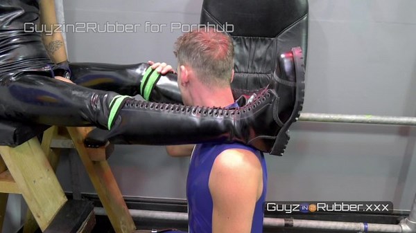 Its About the Boots. Waders and 30 hole Rangers Feature heavily in this gay rubber fetish jerk-fest.