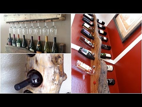 5 DIY Wooden Wine Racks With Rustic Designs