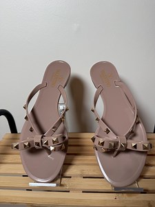 Vintage Valentino Studded Bow Flip Flops - Etsy UK
