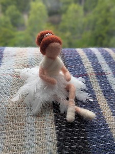 Felted Wool Ballerina Doll Toy Handmade - Etsy Canada