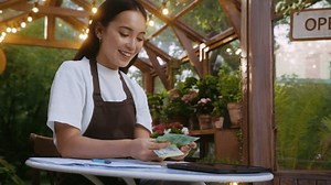 Floral Shop Cashier Checking Amount Dollars Stock Footage Video (100% Royalty-free) 3607717175 | Shutterstock