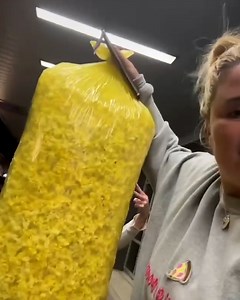 546K views · 2.9K reactions | When you go to the movie theatre and they give you a garbage bag full of popcorn  | FOODbible | Facebook