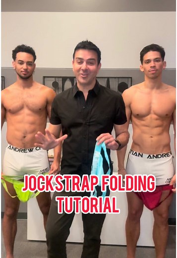 Jockstrap Folding Tutorial with Trophy Boys