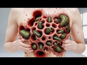 Visual ASMR Therapy: Cleaning Infected Face Infestation | Worm Removal & Sound Triggers Animation