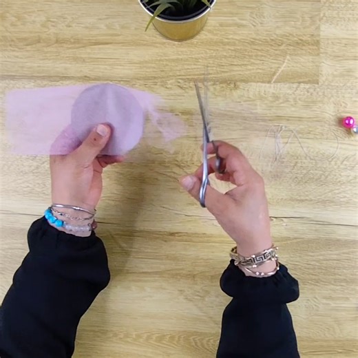 Tulle flowers for clothing decoration | Tulle flowers for rope decoration | Burcu's Factory