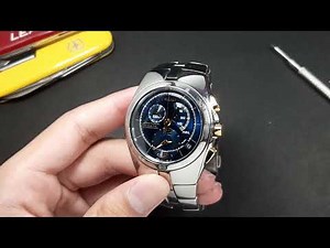 Vintage Rare Seiko Arctura SNL011P1 Kinetic Watch with Chronograph