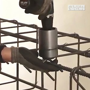 142K views · 983 reactions | Tie your rebars faster than ever with this innovative rebar tying system. Via: Youtube / Schnell Smart Tie | Interesting Engineering | Facebook