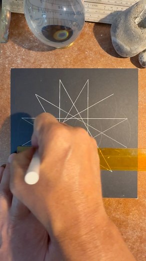 5.8K views · 52 reactions | How to draw the Prefect Twelve Pointed Star from a Dodecagon. Fast. Simple but very effective method using the seed of life as a starting point. #sacredgeometryartist #twelvepointedstar #dodecagon #natureofflowers #harmony | Natureofflowers | Facebook