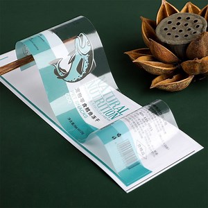 [Hot Item] Self Adhesive Juice Bottle Packaging Label Custom Vinyl Clear Transparent Labels for Beverage