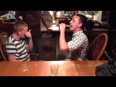 Wooden Spoon Prank Goes Bad, then Awesome!