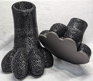 3D Printed TPU Fursuit Feetpaw Base: Breathable DIY Costume Paws - Etsy